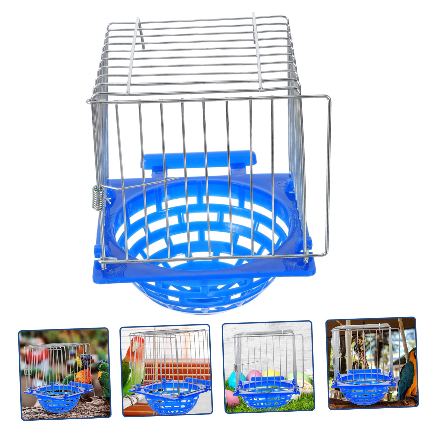 WOONEKY 3pièces Nid Oiseau Suspendu pour Petits Oiseaux Bassin De Nidification Pratique pour Perroquets Canaris Et Moineaux Facile à Installer Stable Et Sécurisé pour Élevage Oiseaux