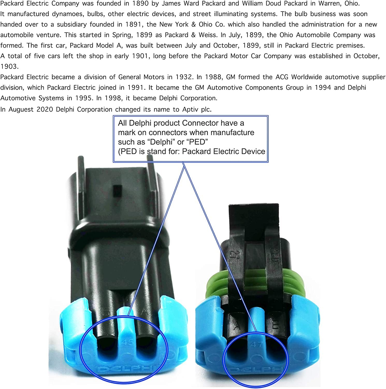 Metri-Pack 280 Series Zestaw 3 złączy 2-drożnych z uszczelnieniem 10-12 AWG