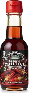 SUMIRE Japanese Chili Oil (Rayu), No Canola or Corn Oil, 3.5 fl oz | Japanese Rayu with Roasted Sesame Oil and Red Chili Peppers, No Canola or Corn Oil, Ideal for Ramen, Gyoza, Pizza, and More
