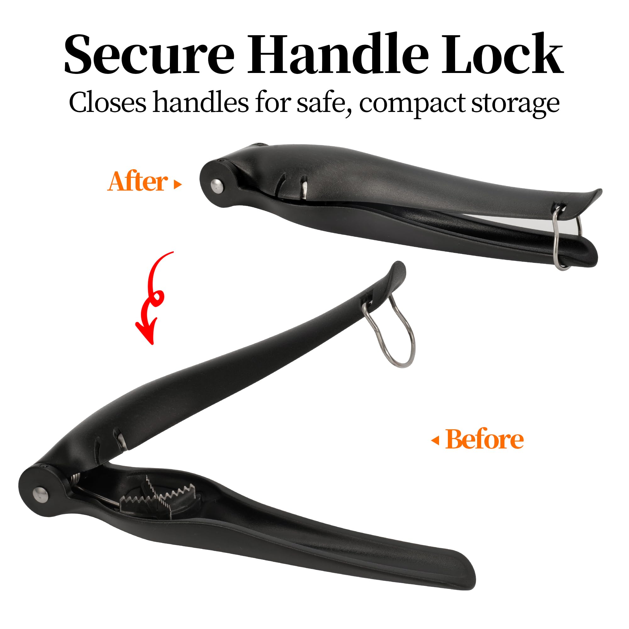 TJ POP Pelapatate per castagne, strumento durevole per tagliare castagne, clip portatile per castagne, nocciole, nocciole, nocciole, nocciole, nocciole, aprifrutta secca, utensile da cucina ergonomico