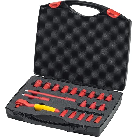 Wiha Einmaul-Gabelschlüssel Set isoliert 6-32mm, 21. tlg. (43022