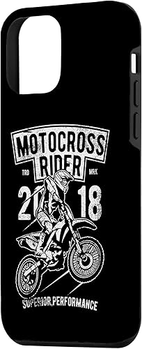 Miniatura 2 de iPhone 12 mini Motocross Rider 2018 Dirt Bike Motorcycle Graphic Case