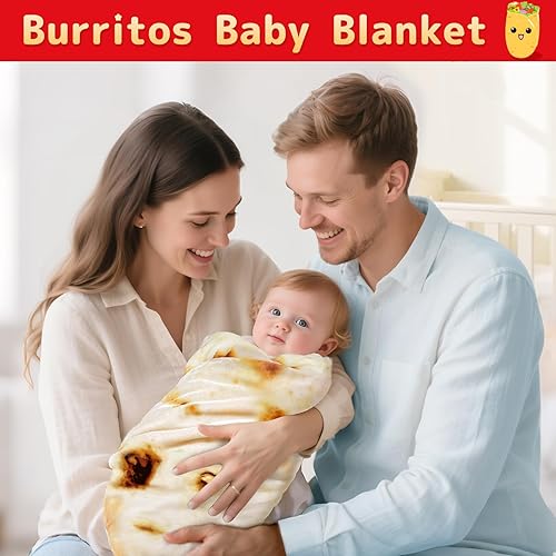 Miniatura 62 de Manta gigante CASOFU con diseño de tortilla de harina, manta de tortilla para tu familia, suave y cómoda manta de franela para adultos