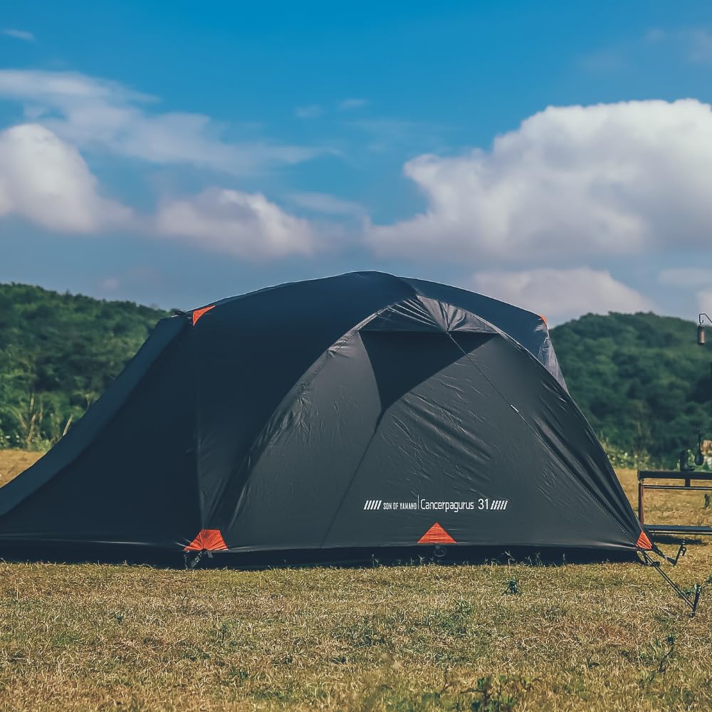 sekacamp ブラウンカニテント　ブラックカラー Amazon | SEKACAMP カニテント40Dナイロン フルシェーディング 2重層