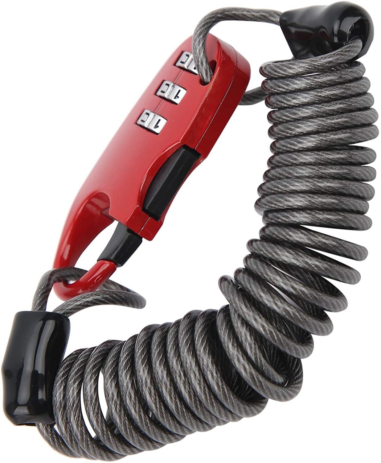 Candado de Cable de Acero para Casco de Bicicleta, candado portátil Universal para Casco con contraseña, candado de Cable de Acero de Seguridad, candado antirrobo para Motocicleta,