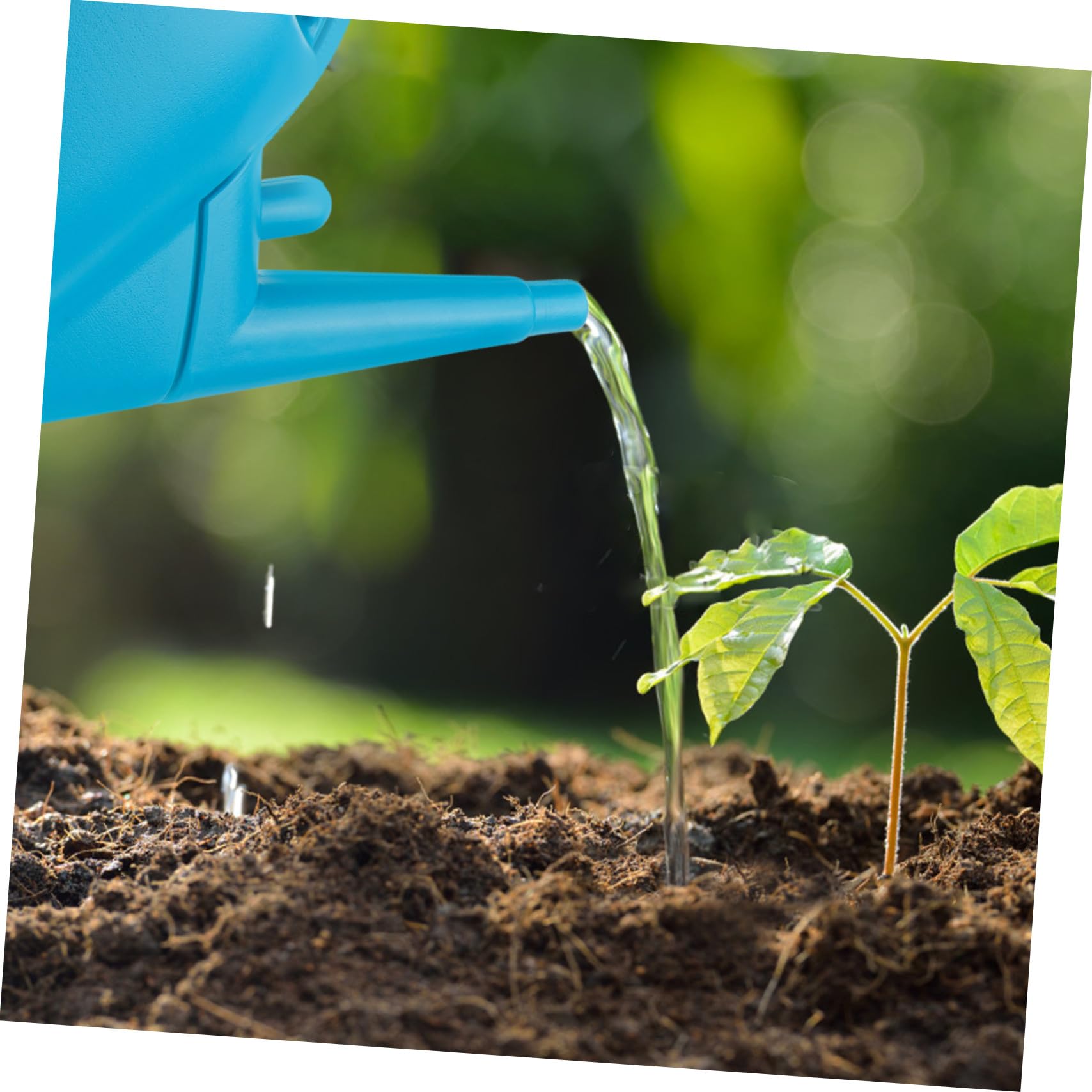 GALPADA 10l Blaue Gießkanne mit Langem Ausguss aus Kunststoff Sprühflasche für Pflanzenbewässerung im Garten und Haushalt Praktische Wasserkanne für Sukkulenten und Blumen