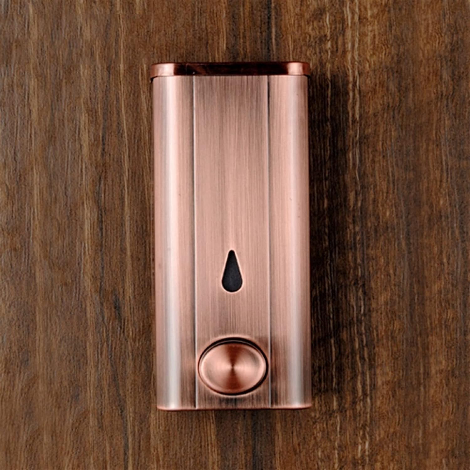 Soap Dispenser, Household Stainless Steel Lotion Dispenser Manual Wall Mounted Pump Bottle for Hotel Bathroom 400ml