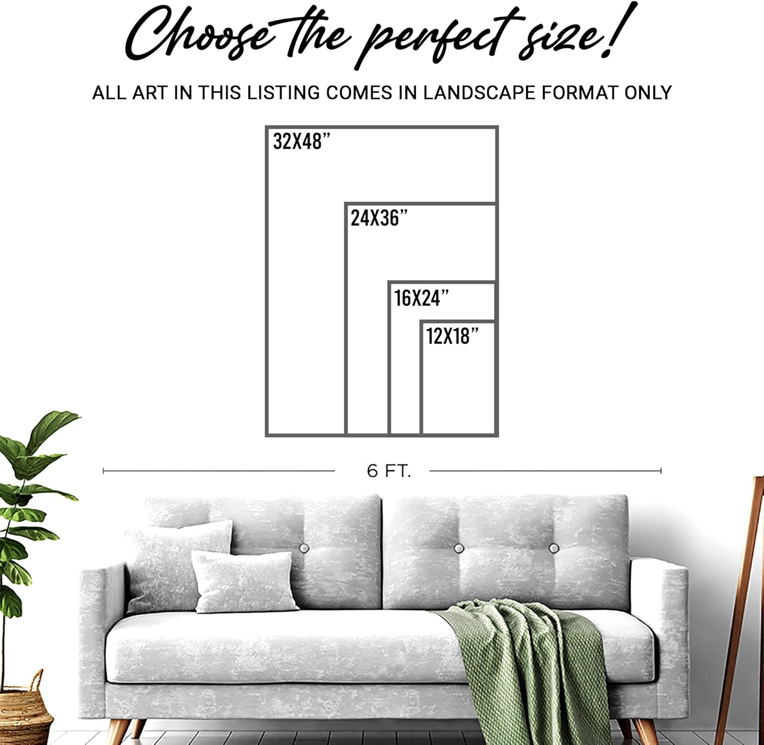 TAILORED CANVASES It’s Never Luck It’s Always God Motivational Wall Decor, Inspirational Quotes Canvas Print, Uplifting Wall Sign for Office, Home, Living Room, Bedroom, Men & Women, Framed
