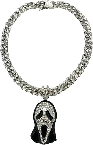 Miniatura 3 de COLGANTE DE CADENA CUBANA, CUBANO, CUBANO PARA HOMBRES MÁSCARA DE RAPPER HIP HOP HOP