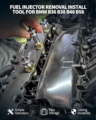 Vista 3 de DPTOOL Kit de Herramienta de Instalación y Remoción de Inyectores de Combustible - Compatible con Motores BMW B36 B38 B48 B58 - Material de Acero