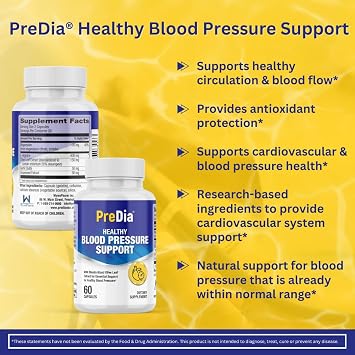 PREDIA WynnPharm - Healthy Blood Pressure Support, 30 Count (Pack of 1)