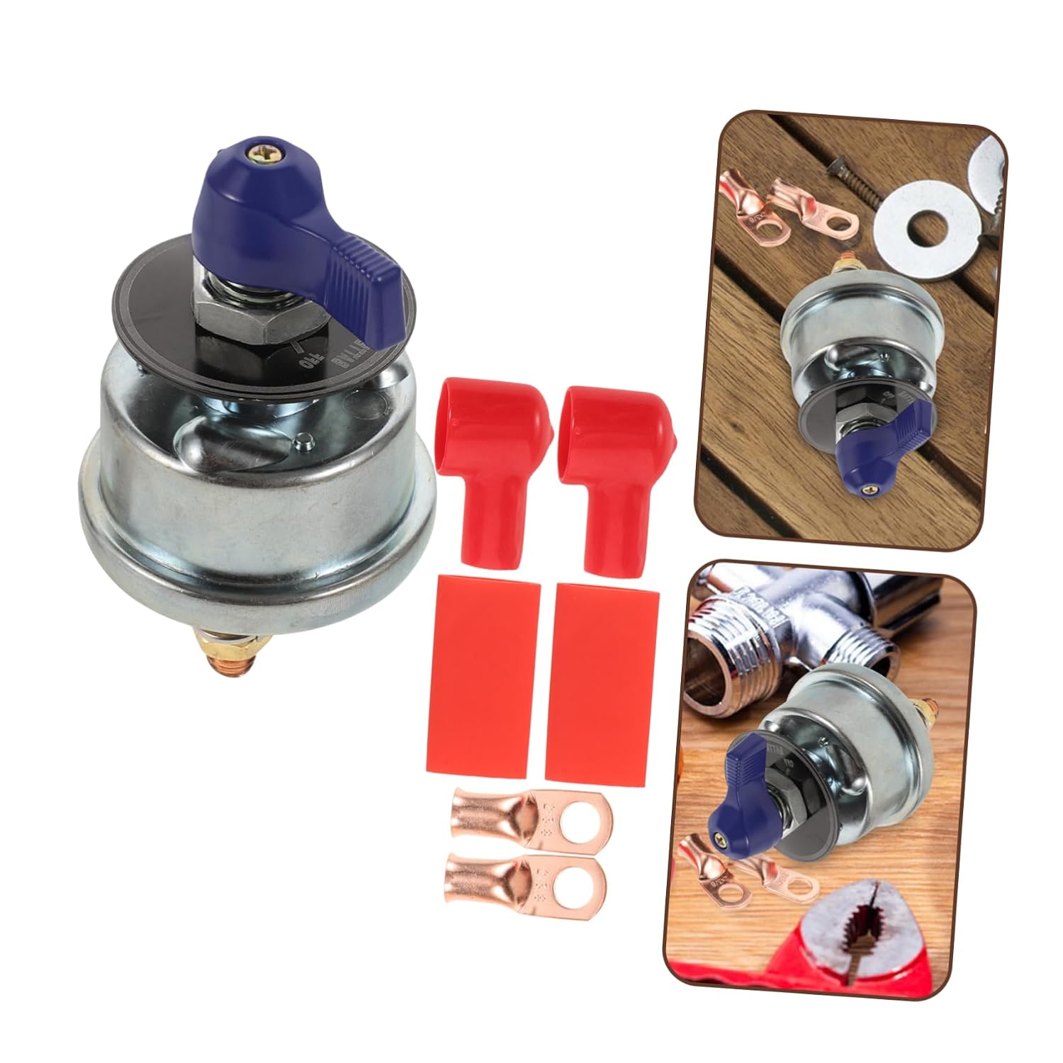 Battery Disconnect Switch for Rvs Boats Machinery Heavy Switch Leakproof Design for Safe Operation Extends Battery Life for Vehicle Accessories