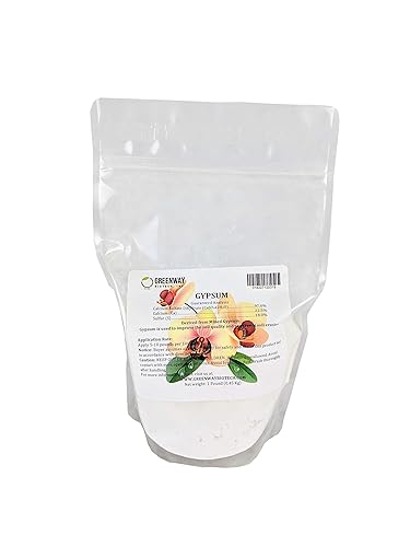 Greenway Biotech - Polvo de yeso sulfato de calcio para mejorar el drenaje del suelo y las relaciones hídricas del suelo 100% soluble en agua