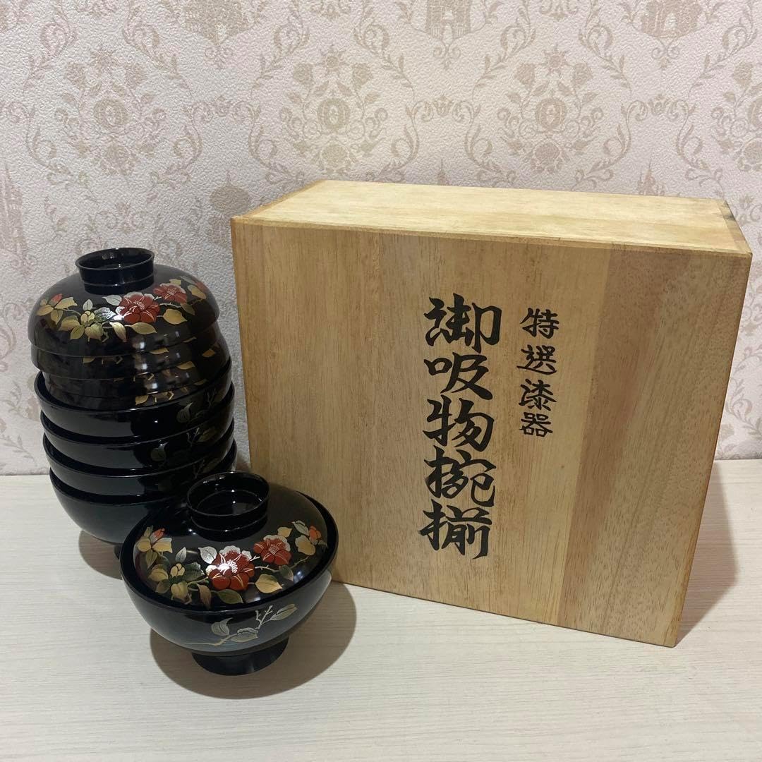 会津ぬり 10客セット 塗り お椀 特選漆器 漆 御吸物椀揃 会津ぬり 10客セット 塗り お椀 特選漆器 漆 御吸物椀揃 漆器（お椀