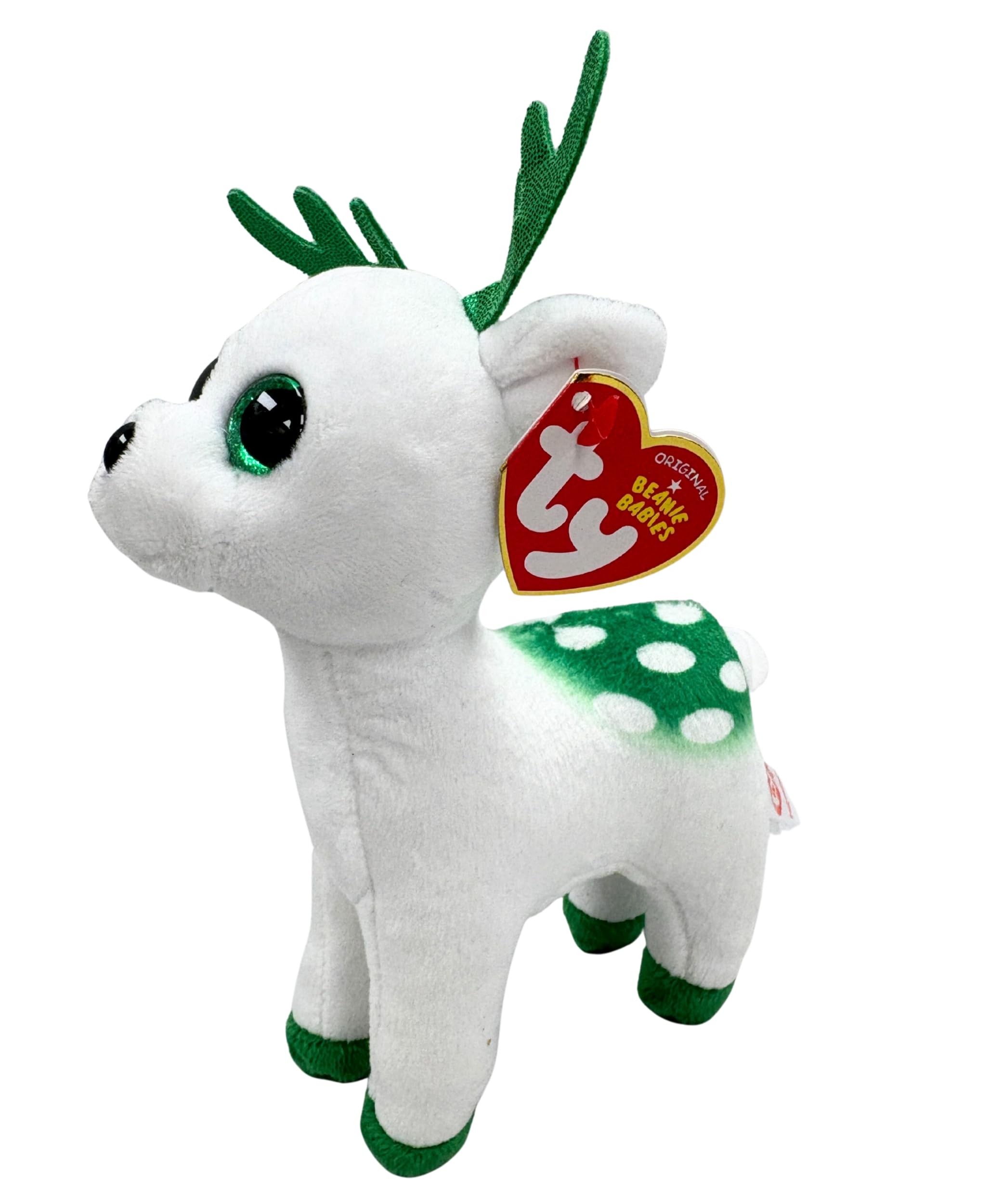 Amazon.com: Ty Beanie Babies 37237 Peppermint the Christmas Reindeer