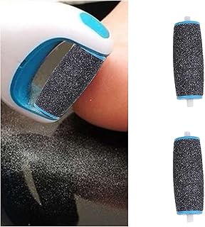 Foot File Replacement Rollers, 2 PCS Pedicure Hard Skin Remover Useful Pedi Replacement Rollers Heads Pedicure Hard Skin Remover Refills Regular Coarse for Hard Skin Remover Refills Heads
