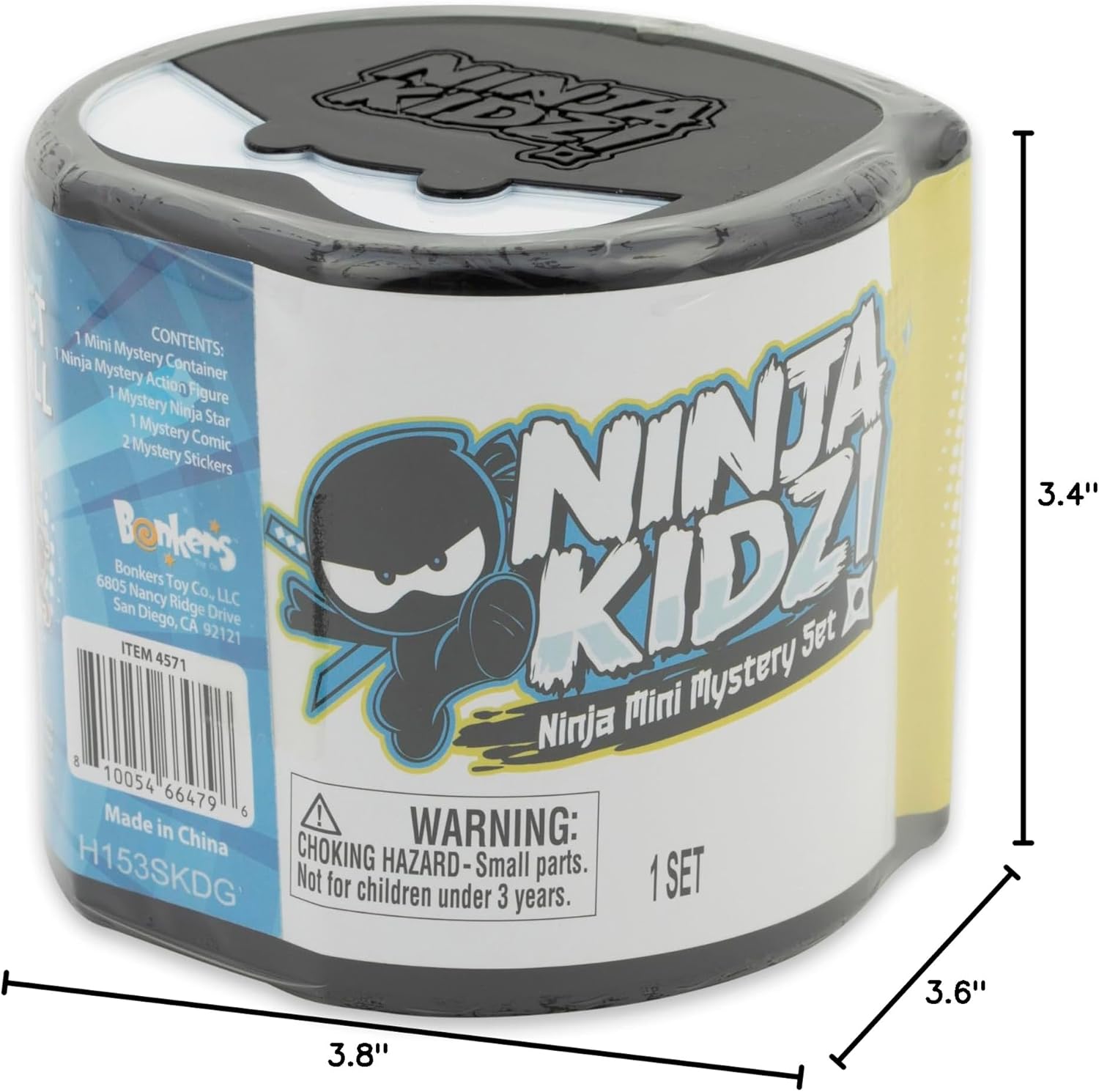 Ninja Kidz Mini Mystery Set – Brand NewMini Mystery Set with 5 Exciting Toys to Discover Inside, Officially Licensed Ninja Kidz Merch