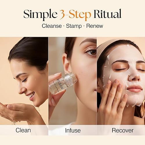 Miniatura 8 de Sistema de Micro Infusión ReGlow para Cara – 300% de Absorción Más Profunda con Herramienta de Microagujas de Oro 24K + Suero (1.5 Meses) – Piel Más
