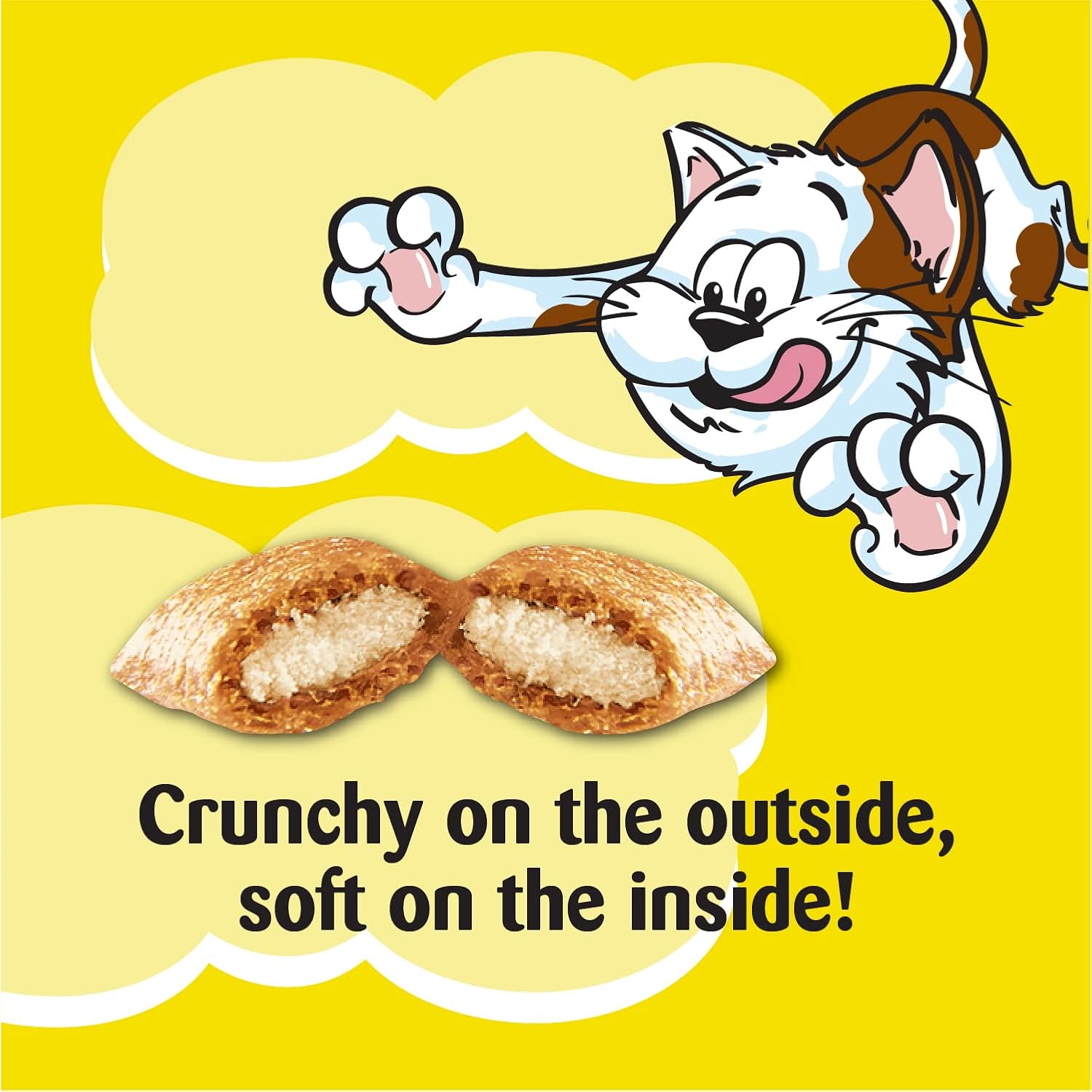 Temptations MIXUPS Crunchy and Soft Cat Treats Catnip Fever Flavor, 30 oz. Tub : Pet Supplies