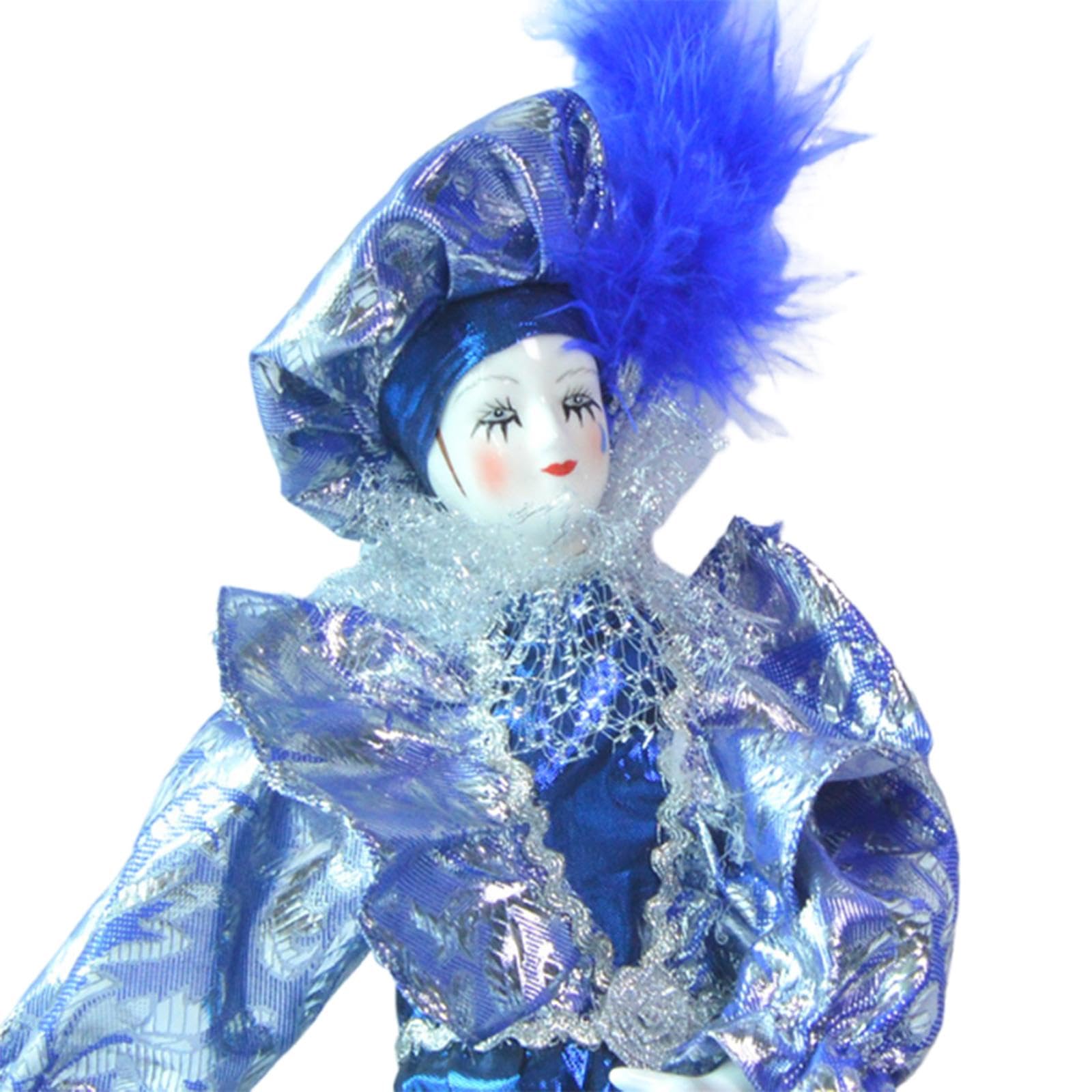 Muñeco de 45 Cm, Adorno de Halloween, Delicada Decoración para El Hogar, Figura de Arlequín, Muñeco, Ideal como Recuerdo, Regalo de Cump