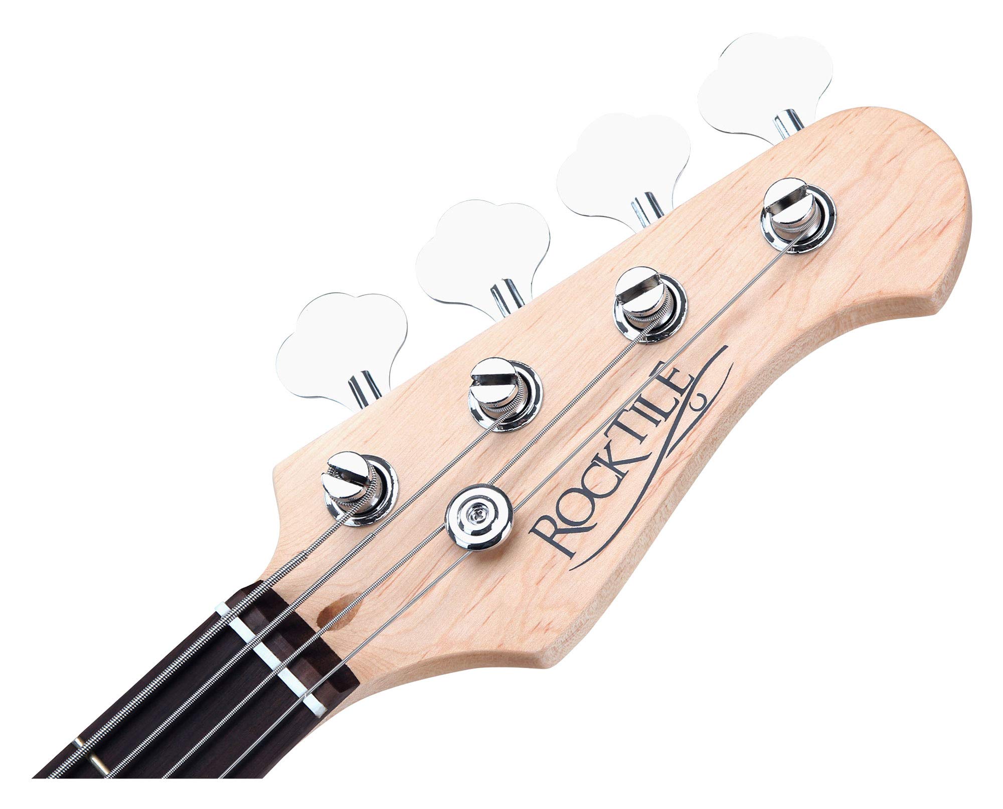 Rocktile Fatboy II SB E-Bass Sunburst - Jazz-Style E-Bass - 2 Single Coil Tonabnehmer - Korpus: Linde - Griffbrett: Palisander - Mensur: 34" Longscale - Sunburst