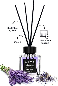 ALYA ALYA Nature's Scents Lavender Bamboo Stick Room Fragrance - Lavender Scent