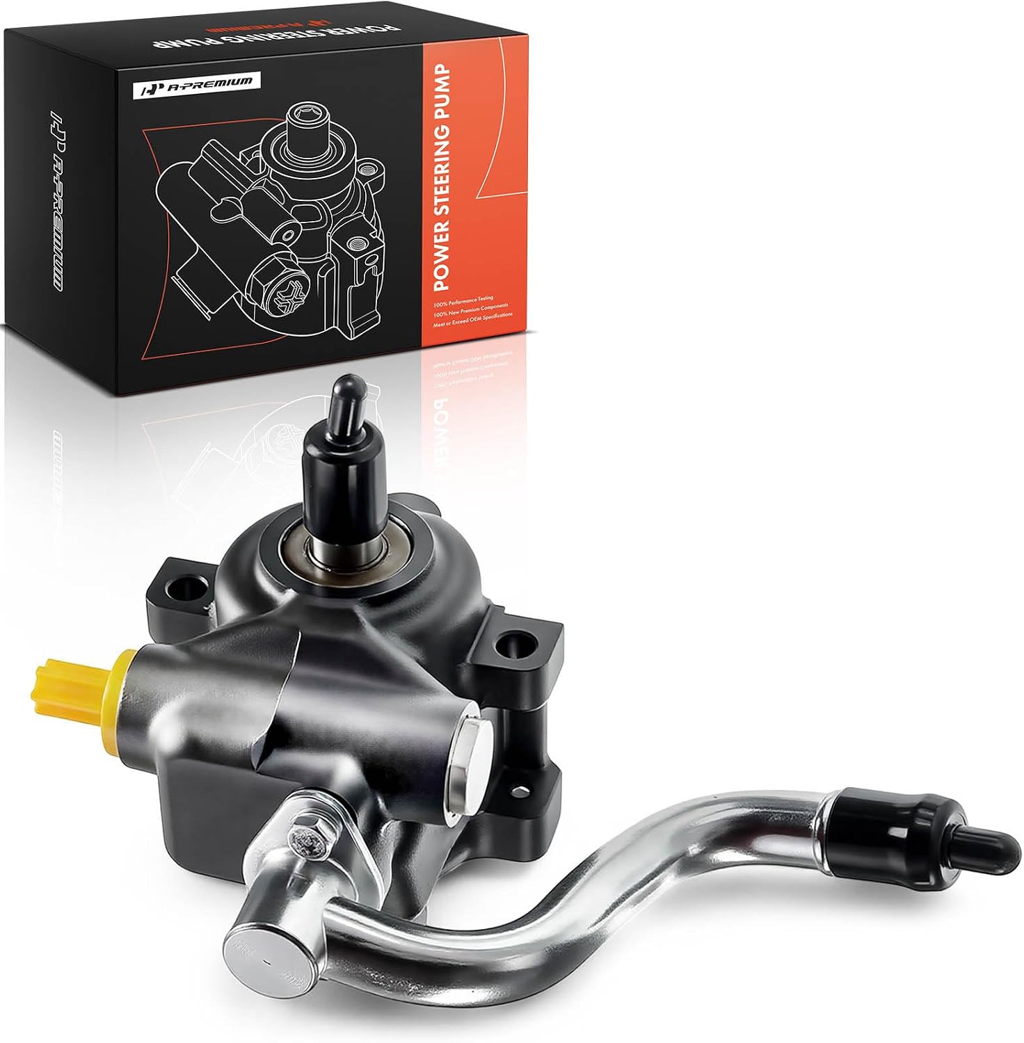 A-Premium Power Steering Pump Compatible with Ford Taurus 1996-2005 & Mercury Sable 1996-2005, 3.0L DOHC, Replace # YF1Z3A674ABRM, F6DZ3A674A
