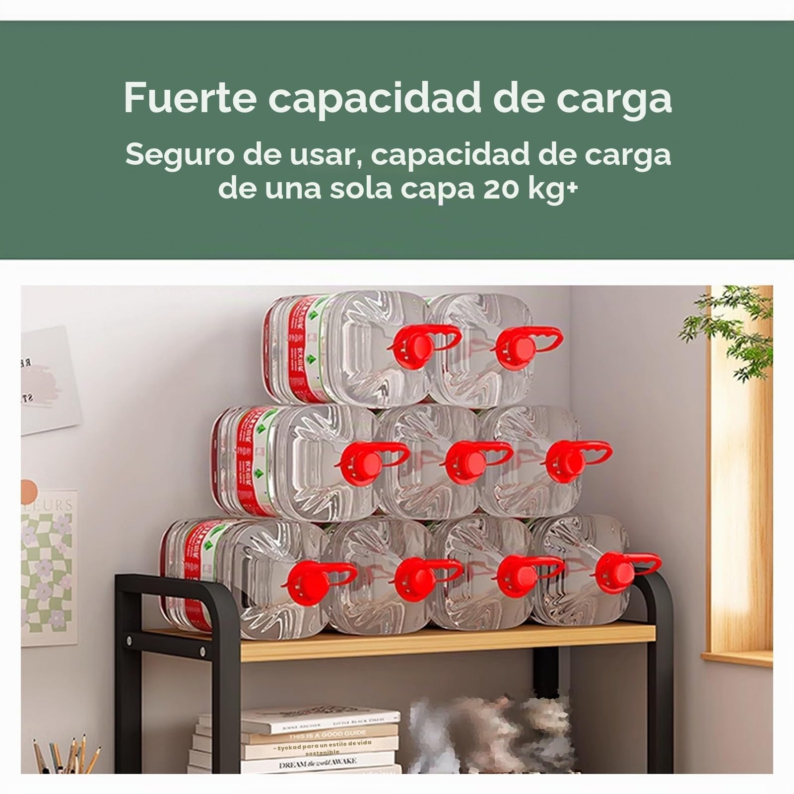 Estantería de Sobremesa Libros, Organizador de Estantería de Escritorio, 3 Niveles, Estantes Ajustables, para Dormitorio, Oficina, Mesas de Computadora, Cocinas