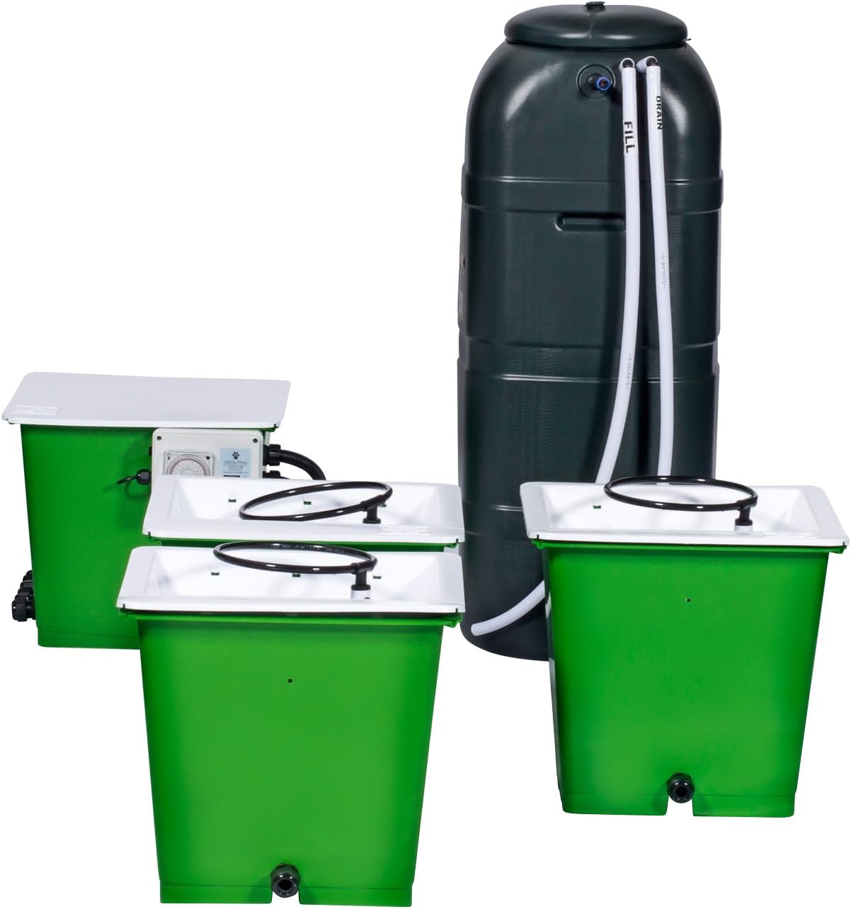 The Green Man System3 Pot Hydroponic Grow Kit