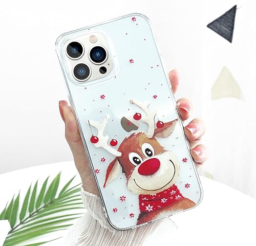 Miniatura 2 de Funda compatible con iPhone 15 Pro, diseño de Navidad, protección de cámara, a prueba de golpes, suave TPU transparente, funda para Apple iPhone 15