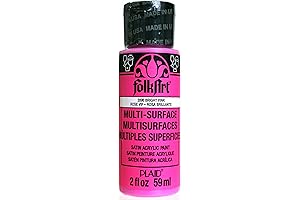 FolkArt Hot Pink Acrylic Paint: Vibrant and Versatile