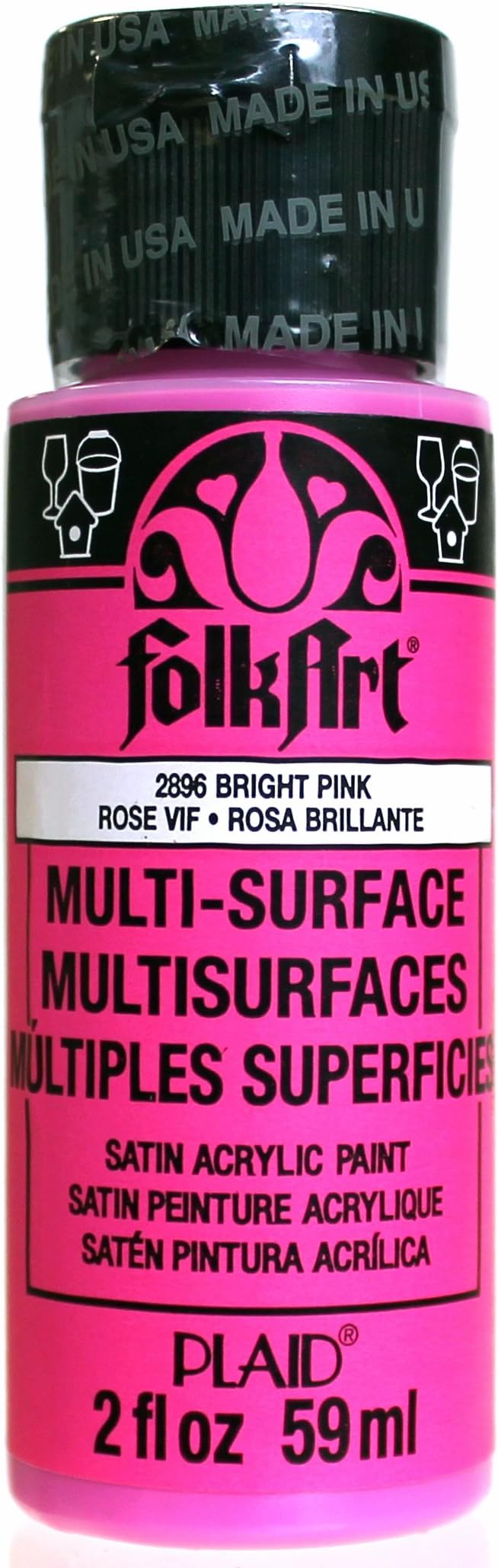 Multi Surface Paint Bright Pink