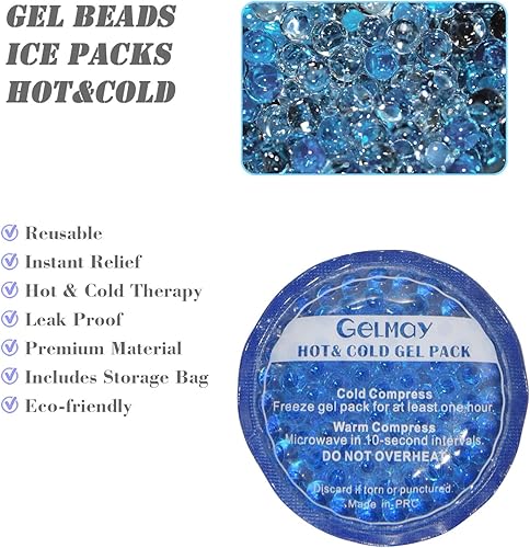 Miniatura 3 de Parches para ojos de hielo, compresa fría y caliente para ojos hinchados, paquete de gel médico perezoso para después de la cirugía, máscara de