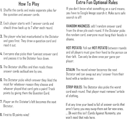 Miniatura 6 de The Rudest Game in The World - Card Games for Adults and Family, Party Games for Game Night (for Gamers)