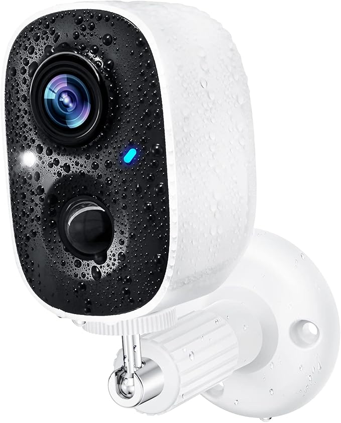 HAWKRAY Wireless Outdoor Security Camera, 1080P Battery Powered WiFi Surveillance Cameras for