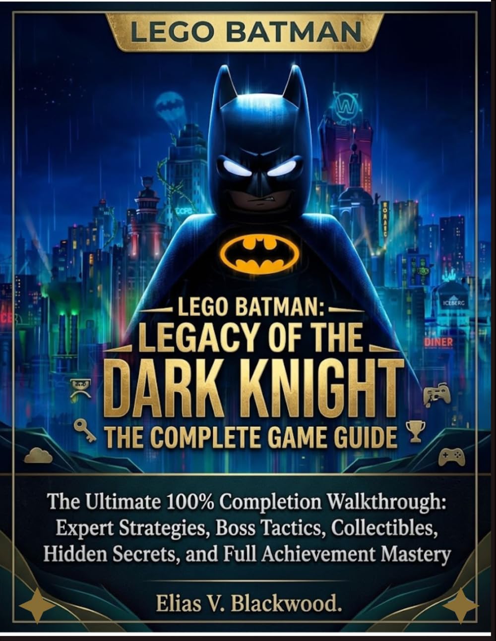 LEGO BATMAN: LEGACY OF THE DARK KNIGHT (THE COMPLETE GAME GUIDE): The Ultimate 100% Completion Walkthrough: Expert Strategies, Boss Tactics, Collectibles, Hidden Secrets, and Full Achievement