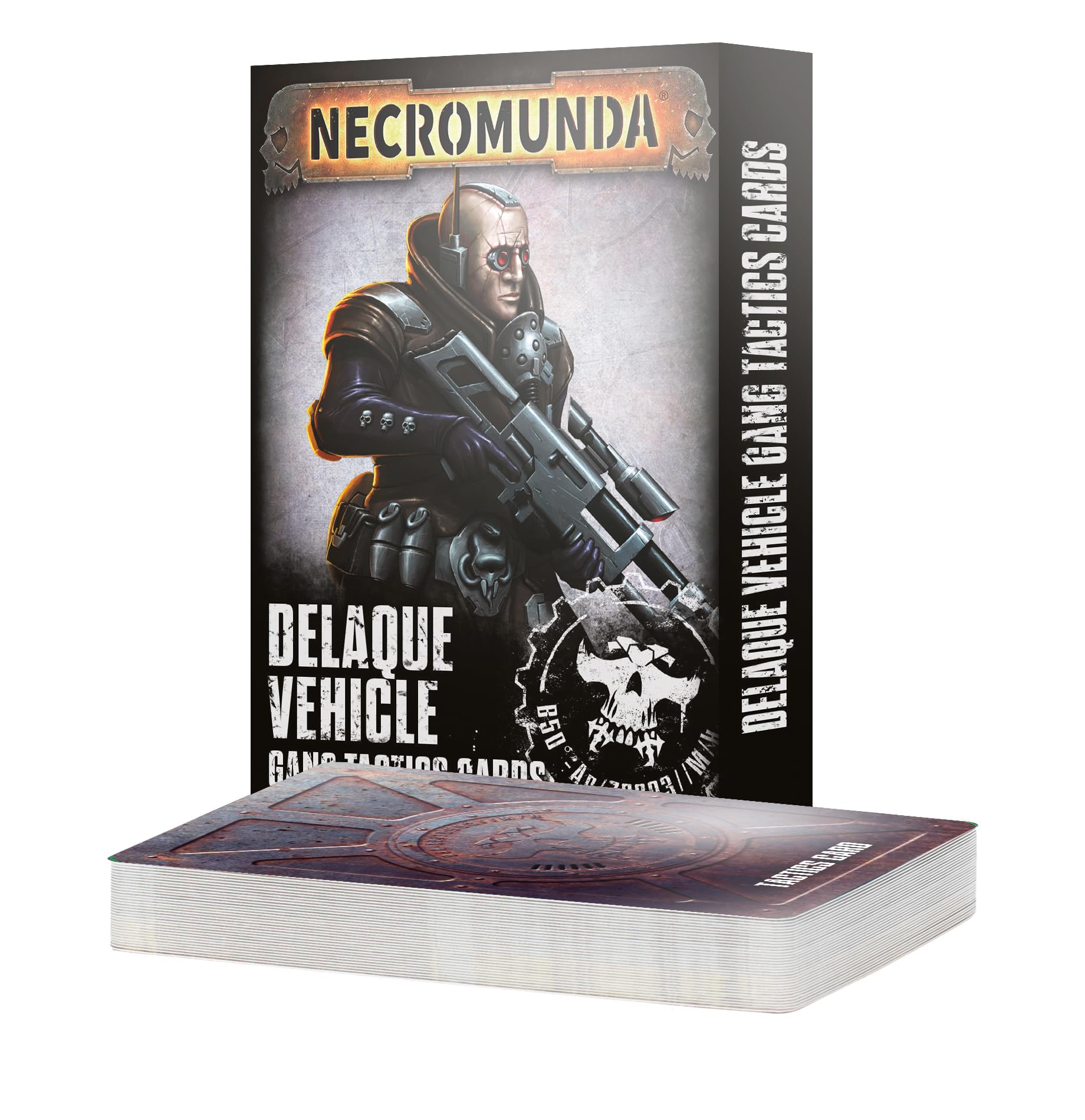 Games Workshop - Warhammer - Necromunda: Delaque Vehicle Gang Tactics Cards (2024), Multi-colored