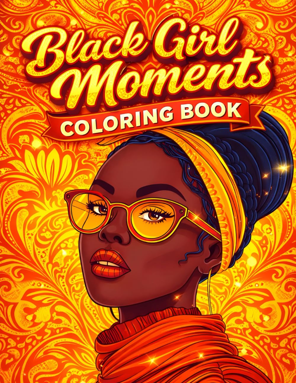 Black Girl Moments Coloring Book: A Beautiful Collection of 50 High-Detail Designs Featuring Confident, Stylish, and Everyday Scenes Celebrating Culture and Self-Expression