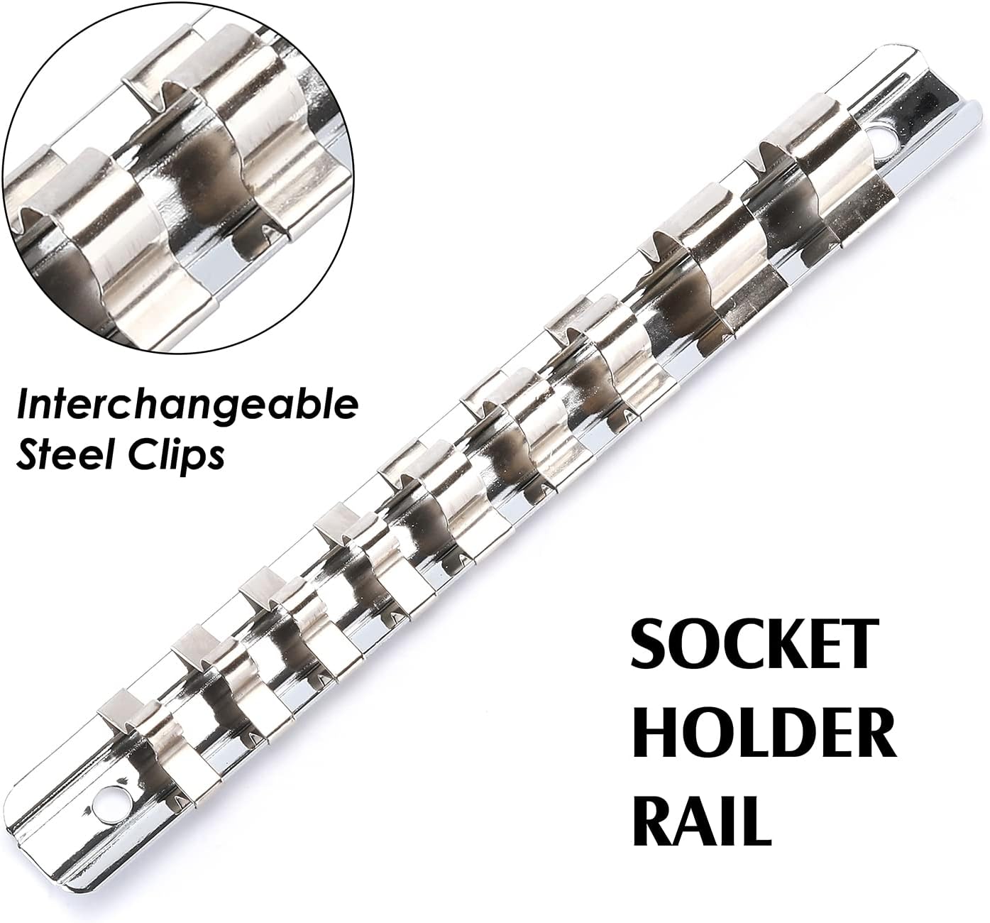 MIXPOWER Low Profile Impact Triple Square Bit Socket Set, Solid One Piece Construction, M4- M18, Chrome Molybdenum Steel, 9 Pieces Set