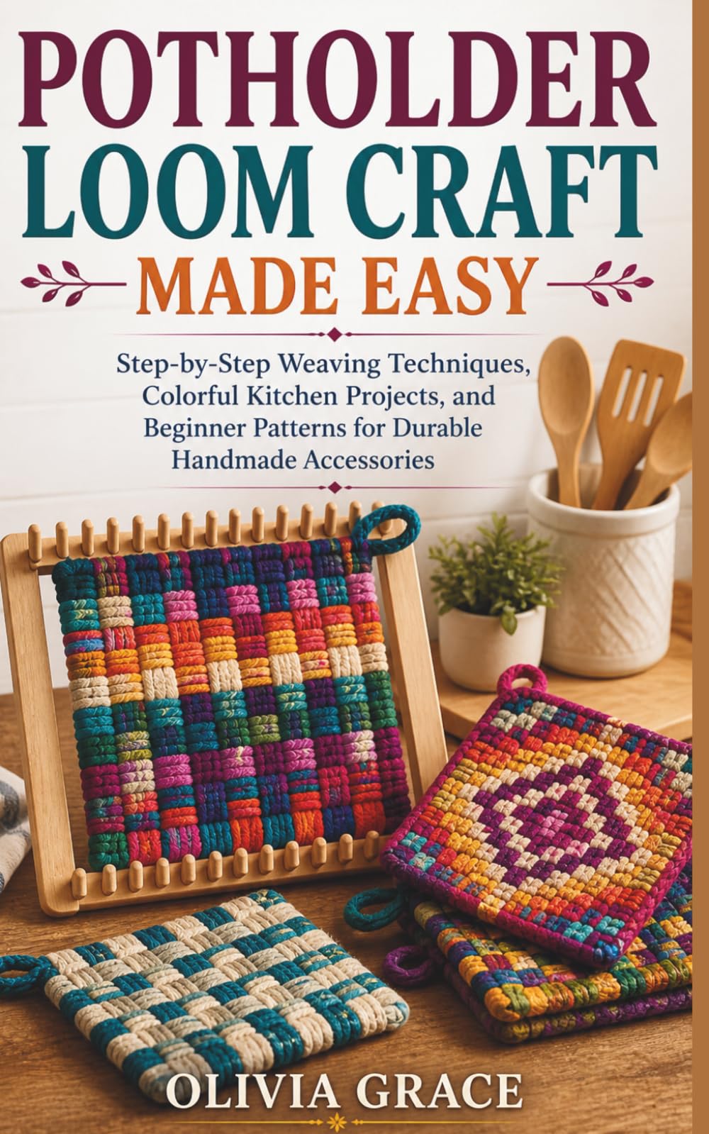 POTHOLDER LOOM CRAFT MADE EASY: Step-by-Step Weaving Techniques, Colorful Kitchen Projects, and Beginner Patterns for Durable Handmade Accessories