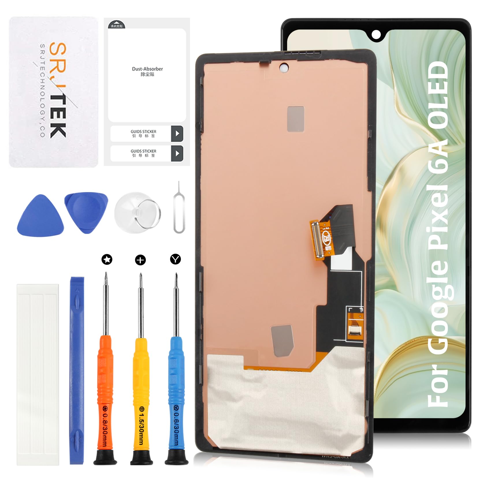 Google Pixel6a ジャンク　互換ディスプレイ Amazon.co.jp: SRJTEK For Google Pixel 6A 用 OLED 画面交換