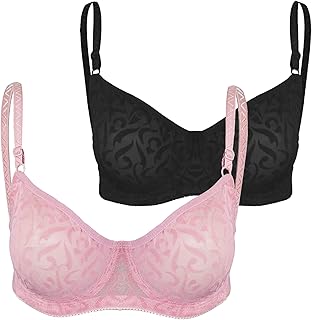 Lasso Womens Set Of 2 Pieces Super Support Bra Cup B Bra