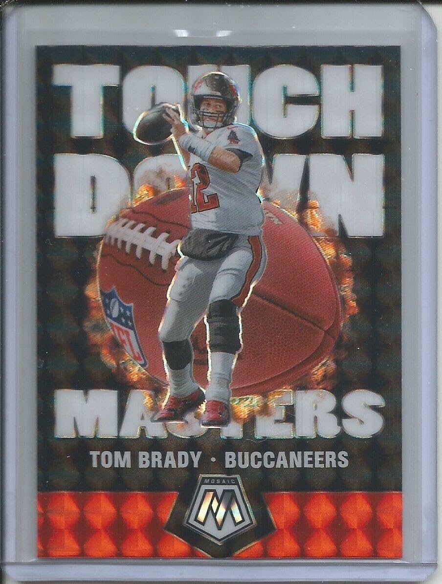 Tom Brady 2019-20 Panini Mosaic Touchdown Masters Silver Mosaic Prizm Tampa - Football Cards