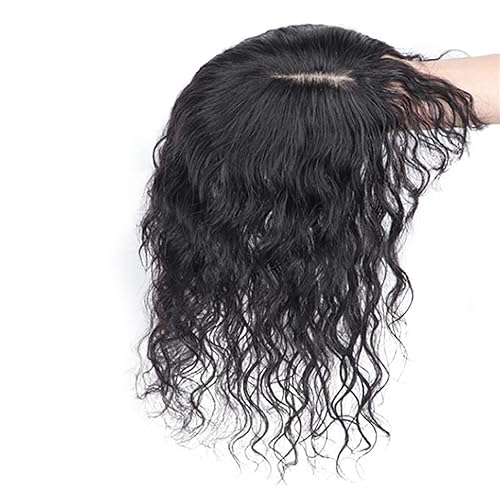 100 % cabello humano real, cabello rizado con flequillo, pelucas negras naturales, densidad del 120 %, base de seda, con clip para una ligera