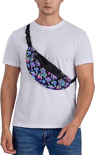 Miniatura 119 de Graffiti Instrument Music 80s 90s Microphone Fashion Casual Fanny Pack Waist Bag Men Women Adjustable Belt Waist Bag For Travel Hiking Cycling