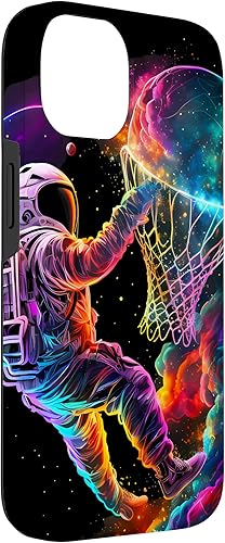 Miniatura 6 de Funda cósmica para iPhone 12 mini astronauta Dunking a jugador de baloncesto
