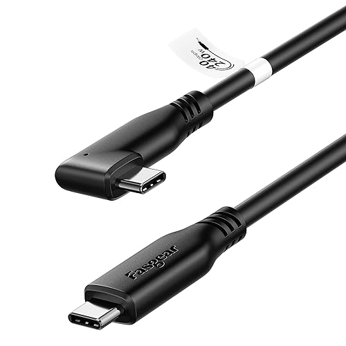 Miniatura 9 de Fasgear Cable USB4 de 40 Gbps USB C a USB C de 3.3 pies - Cable tipo C de 240 W de carga rápida, cables de pantalla HD compatibles con 8K @60Hz/4K