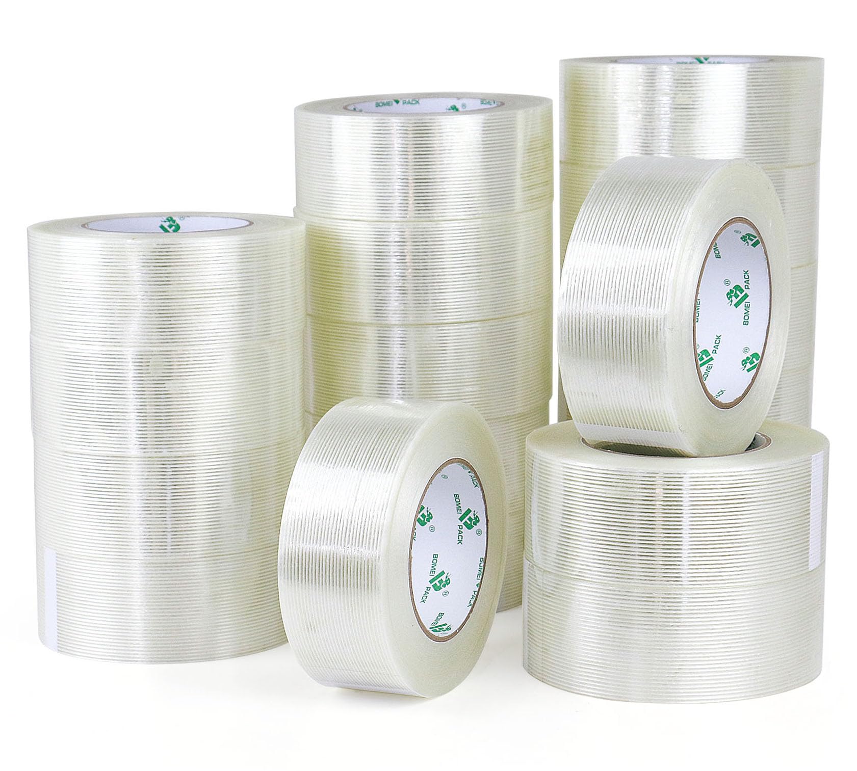 Heavy Duty Packing Tape - 6 Pack Reinforced Tape -8