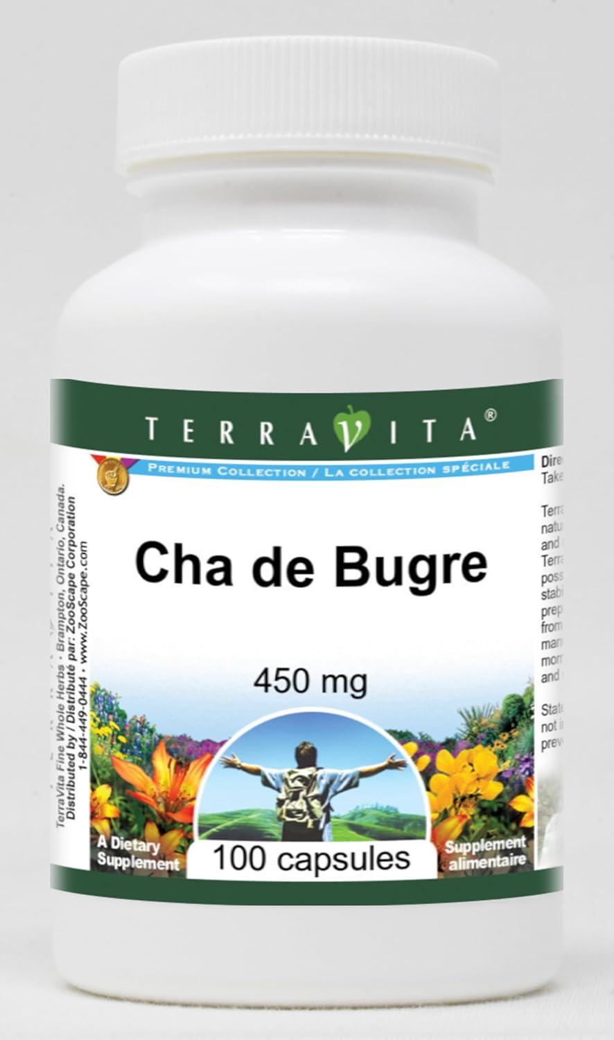 Cha de Bugre – 450 mg (100 Cápsulas, ZIN 519591) – Paquete de 2