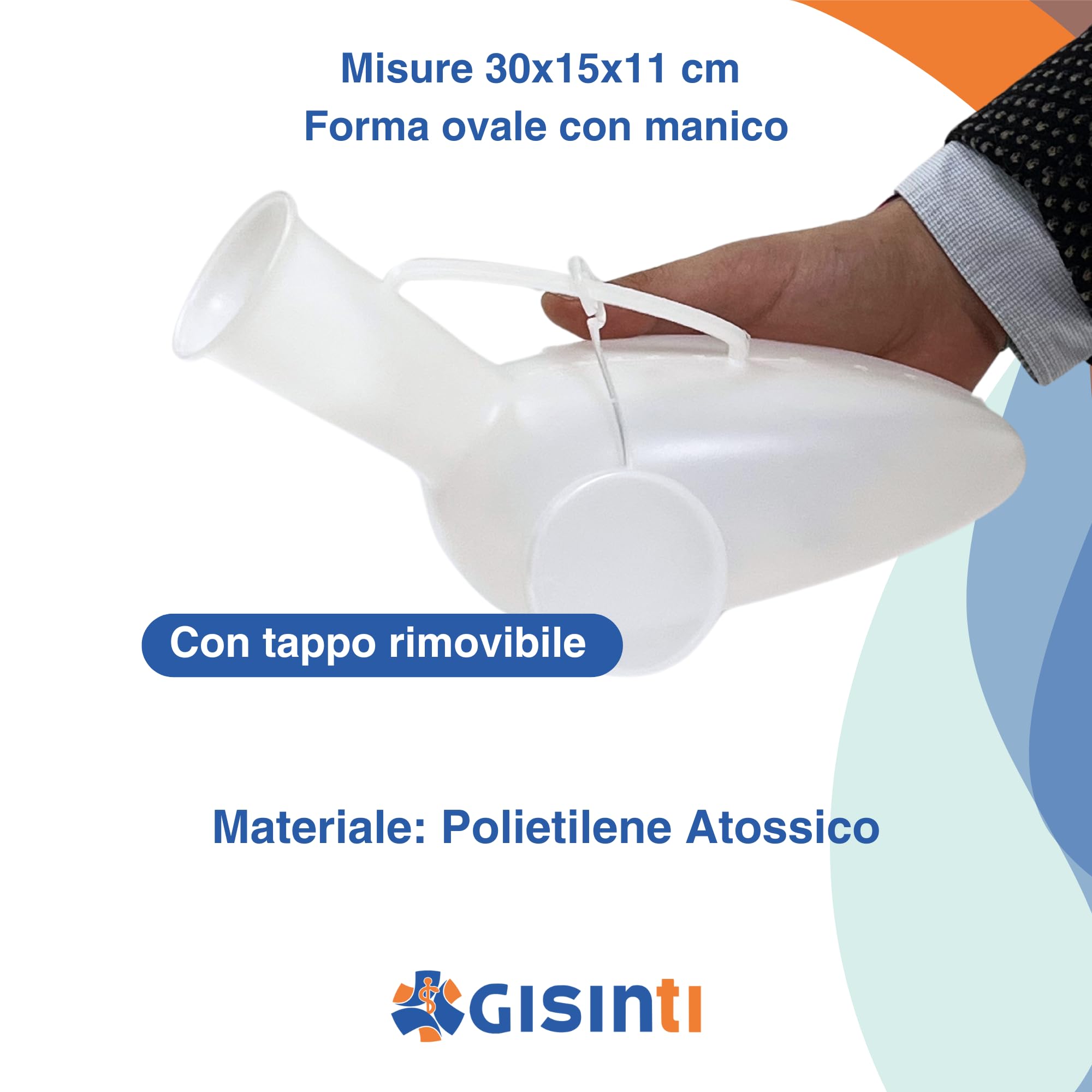 Pappagallo Urinario Uomo Monouso - In Cartone Cellulosa Da 800ml | Tenuta Fino A 4 Ore | Made In Italy - Foto 5